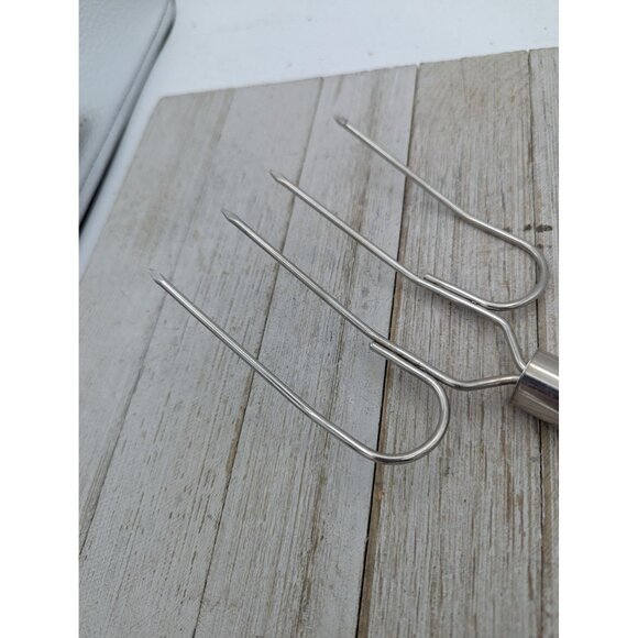 Meat Fork Lifter Stainless Steel 10" - Picture 3 of 6